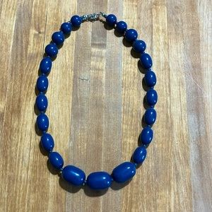 Paparazzi Blue Wooden Bead Necklace 💙